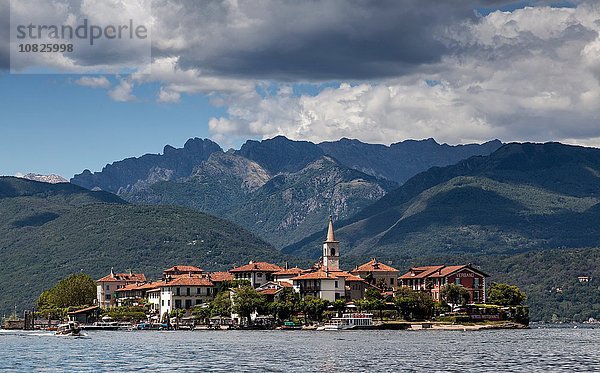 Isola dei Pescatori  Lago Maggiore  Piemont  Lombardei  Italien