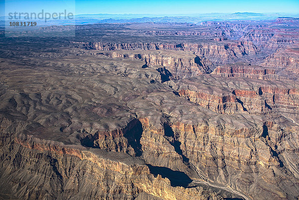 Luftaufnahme des Grand Canyon  Arizona  Vereinigte Staaten