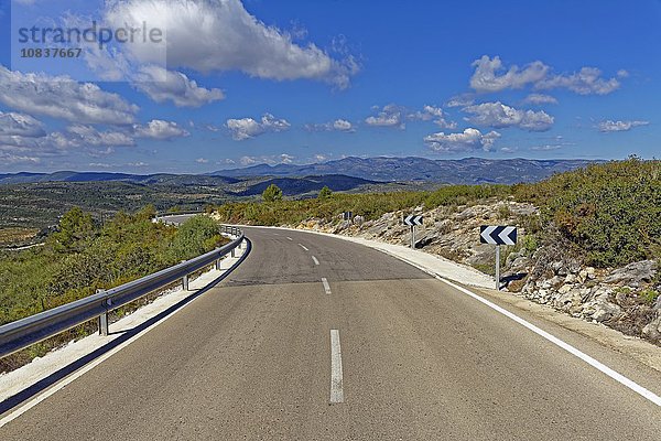 Landstraße  Valencia  Spanien  Europa