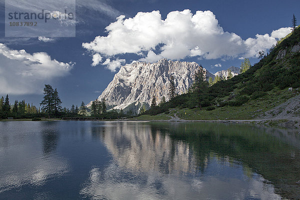 Zugspitze und Seebensee  Wettersteingebirge  Tirol  Österreich  Europa