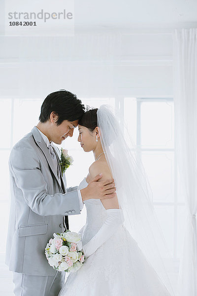 Japanische Braut und Bräutigam