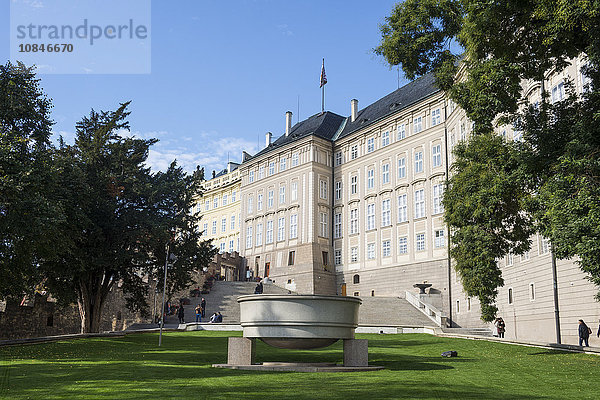 Schlossgarten der Prager Burg  UNESCO-Weltkulturerbe  Prag  Tschechische Republik  Europa