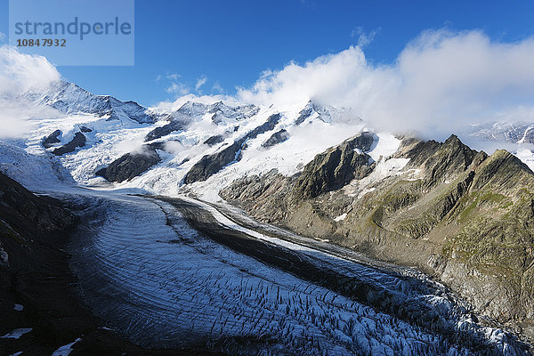 Gletschergletscher oberhalb von Grindelwald  Interlaken  Berner Oberland  Schweiz  Europa