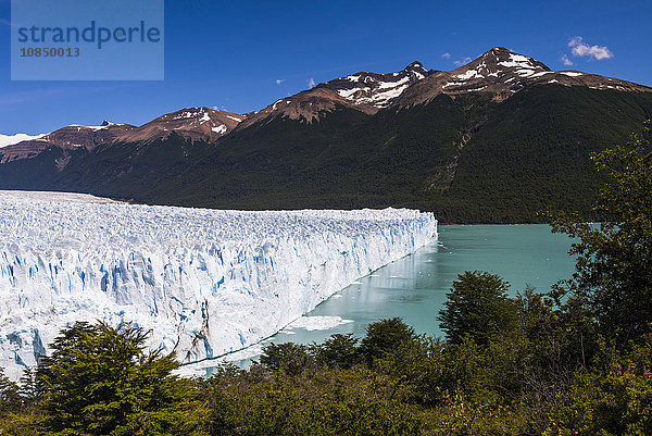 Perito Moreno Glaciar  Los Glaciares National Park  UNESCO Weltkulturerbe  in der Nähe von El Calafate  Patagonien  Argentinien  Südamerika