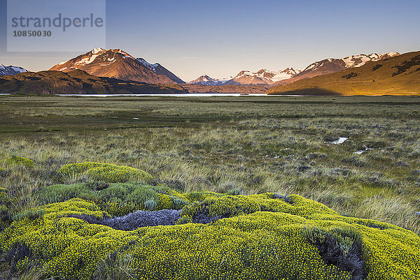 Sonnenaufgang am Belgrano-See (Lago Belgrano)  Perito-Moreno-Nationalpark  Provinz Santa Cruz  Patagonien  Argentinien  Südamerika