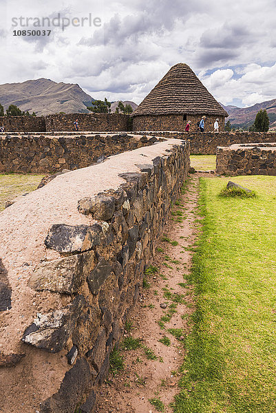 Raqchi  eine archäologische Stätte der Inka in der Region Cusco  Peru  Südamerika