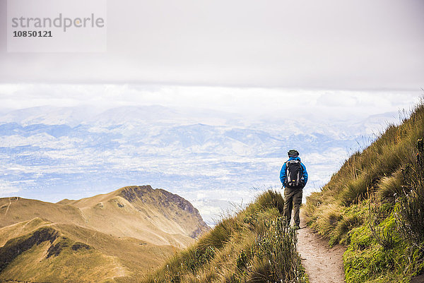 Rucu Pichincha Vulkan Trekking  Quito  Provinz Pichincha  Ecuador  Südamerika  Südamerika