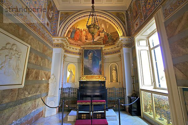 Die Achilleion-Kapelle  Achilleion-Palast  Korfu  Ionische Inseln  Griechische Inseln  Griechenland  Europa