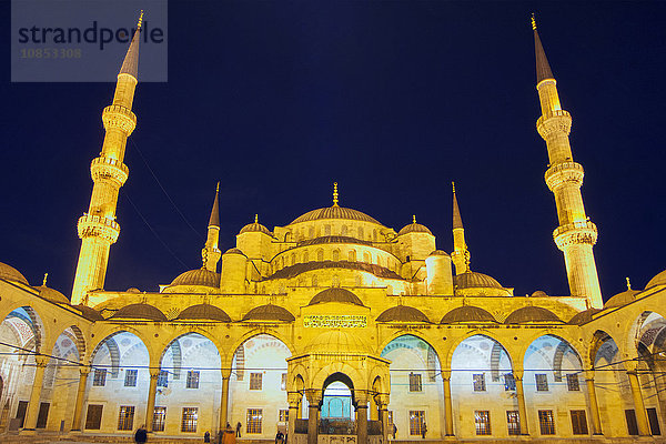 Sultan-Ahmed-Moschee (Blaue Moschee)  UNESCO-Weltkulturerbe  Istanbul  Türkei  Europa