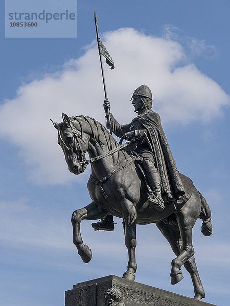 König-Wenzel-Statue  Wenzelsplatz  Prag  Tschechische Republik  Europa