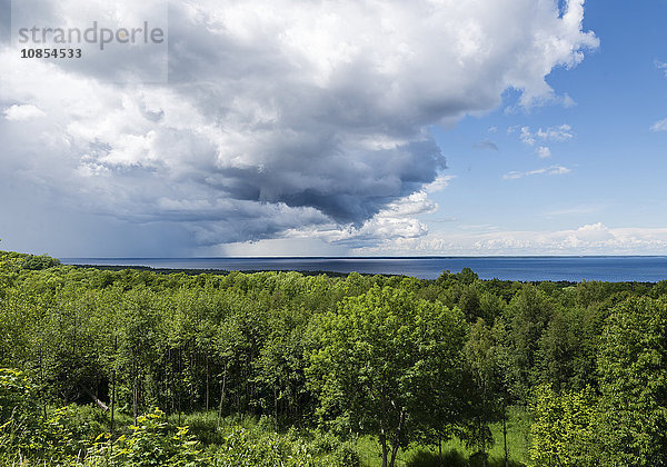 Gewitterstimmung über dem Vänernsee  Schweden