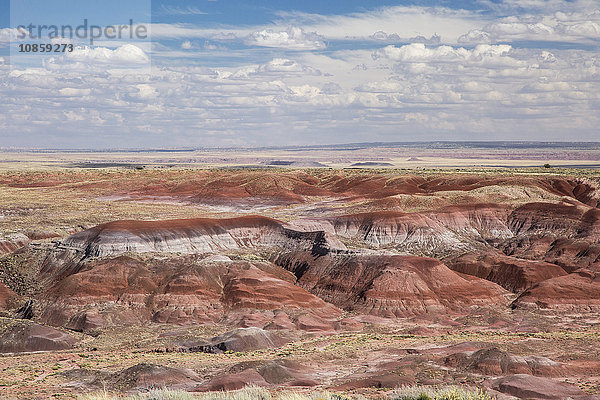 Painted Desert Petrified Forest National Park  Arizona  Vereinigte Staaten von Amerika