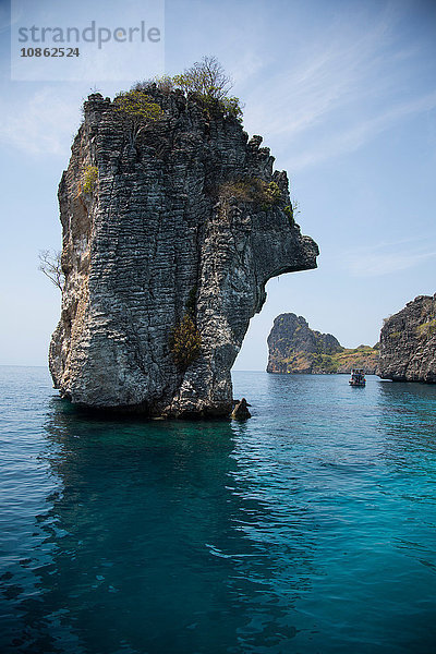 Felsformationen in der Bucht  Koh Lanta  Thailand