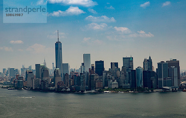 Skyline von New York City  USA