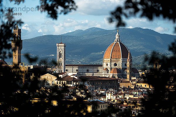 Dom mit Blick auf die Dächer von Florenz
