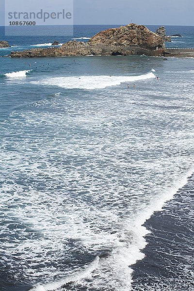 Strand von San Roque  Teneriffa  Kanarische Inseln  Spanien