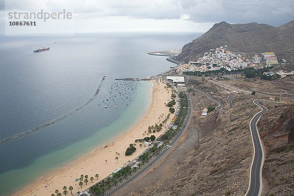 Strand Las Teresitas  Santa Cruz de Tenerife  Kanarische Inseln  Spanien