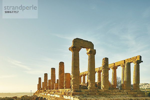 Juno-Tempel  Tal der Tempel  Agrigent  Sizilien  Italien