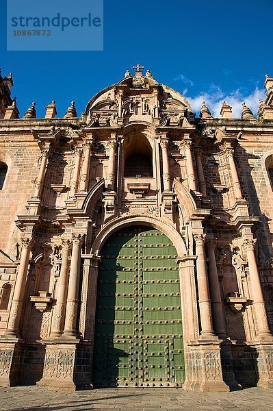 Kathedrale Santo Domingo auf der Plaza de Armas  Cusco  Peru