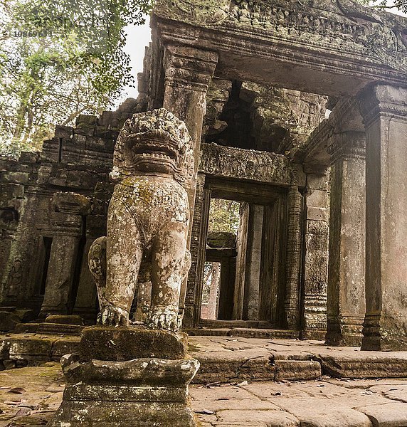 Ruinen des Preah-Khan-Tempels  Angkor  Kambodscha