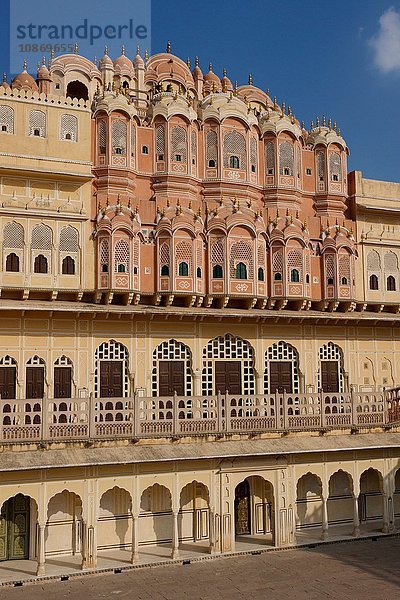Hawa Mahal ''Palast der Winde'' in Jaipur  Rajasthan  Indien