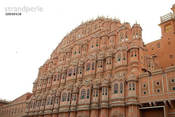 Front des Hawa Mahal ''Palast der Winde'' in Jaipur  Rajasthan  Indien