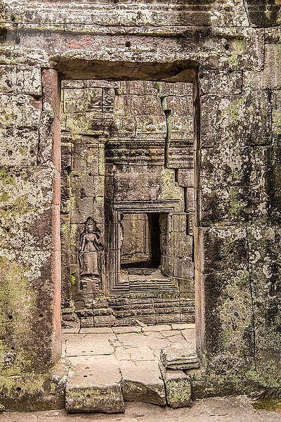 Eingang zum Innenhof  Banteay-Kdei-Tempelruinen  Angkor-Wat-Komplex  Kambodscha