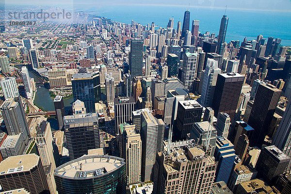 Luftaufnahme von Chicago