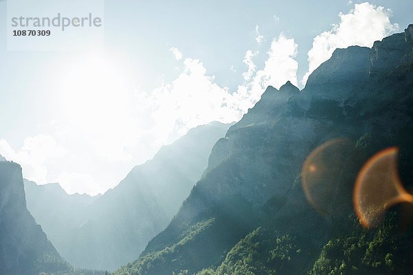 Bergszene  Königssee  Berchtesgaden  Bayern  Deutschland