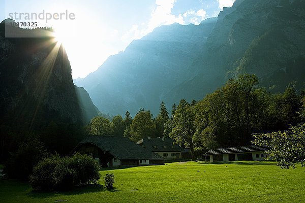 St. Bartholoma  Königssee  Berchtesgaden  Bayern  Deutschland