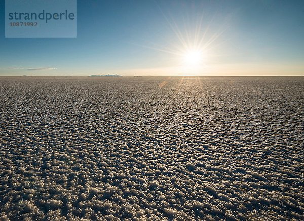 Salzebenen  Salar de Uyuni  südliches Altiplano  Bolivien  Südamerika