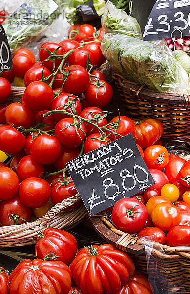 Tomatoes  Borough market in London