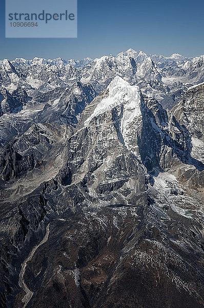 Nepal  Himalaya  Solo Khumbu  Taboche Peak from Ama Dablam South West Ridge