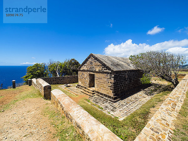 Antigua  Westindien  Indian Creek  Blockhaus