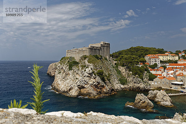 Kroatien  Dubrovnik  Altstadt  Fort Lovrijenac