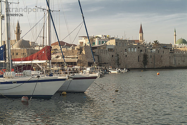 Israel  Acre  Hafen und Altstadt