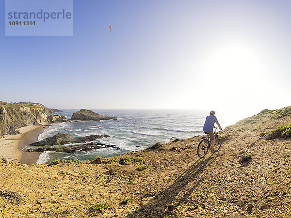 Portugal  Senioren Mountainbiken am Meer