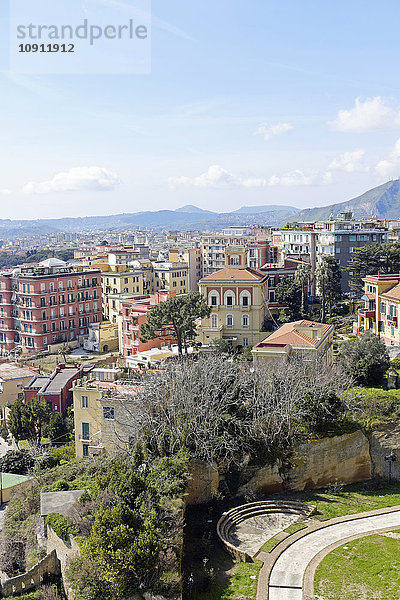 Italien  Neapel  Stadtbild  Blick vom Castel Sant'Elmo