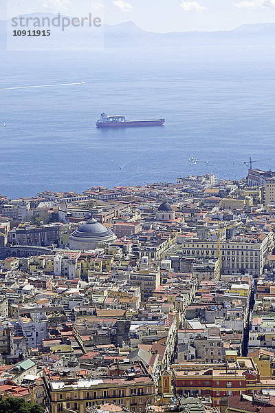 Italien  Neapel  Stadtbild und Hafen