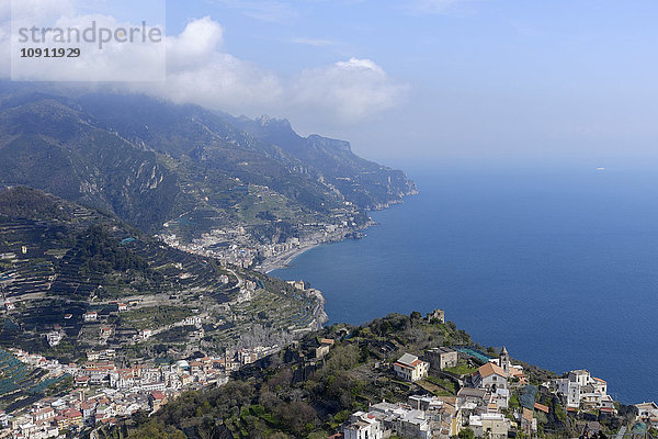 Italien  Kampanien  Ravello  Bucht von Amalfi