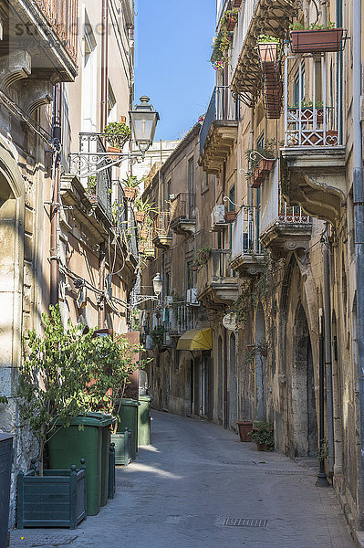 Italien  Sizilien  Syrakus  Altstadt  Via Consiglio Reginale