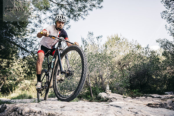 Mountainbiker unterwegs