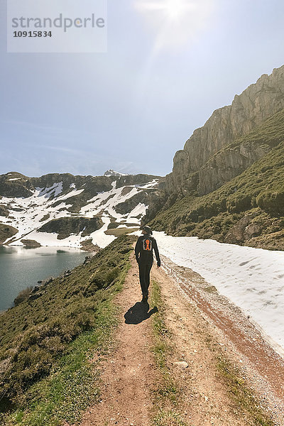 Spanien  Asturien  Somiedo  Wandern in den Bergen