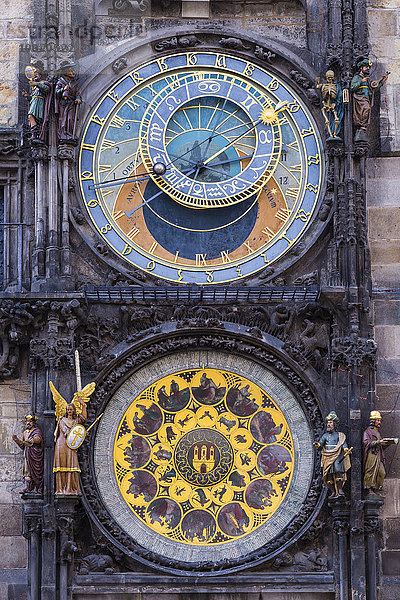 Prag  Rathausturm  astronomische Uhr
