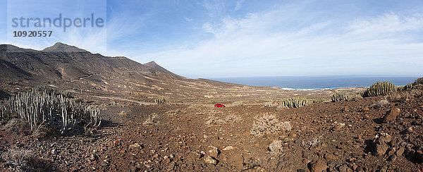 Spanien  Kanarische Inseln  Fuerteventura  Straße nach Cofete