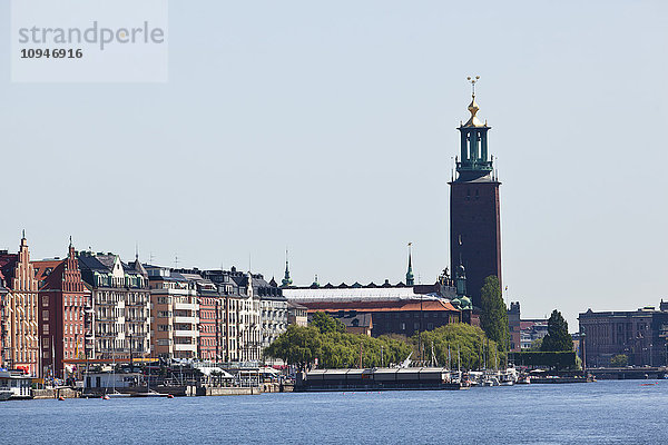 Stadt Stockholm und Rathaus