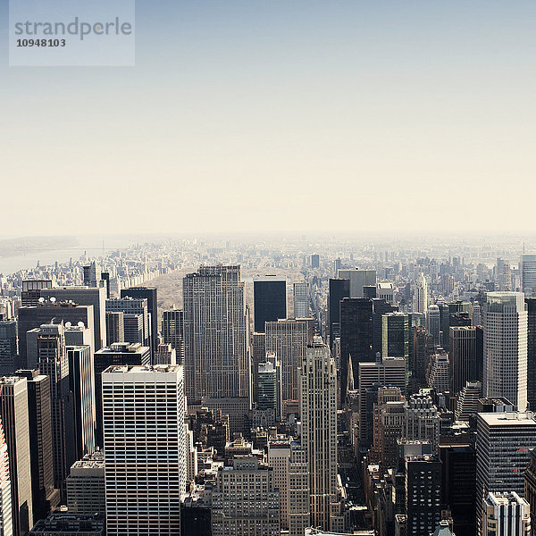Skyline von New York City  Luftaufnahme