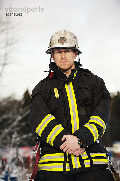 Porträt eines Feuerwehrmannes