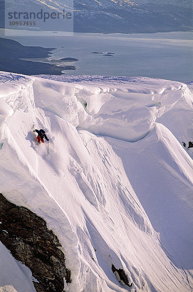 Skifahren abseits der Piste  Norwegen.