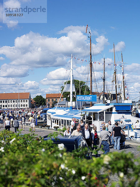 Ein Fischerhafen  Schweden.